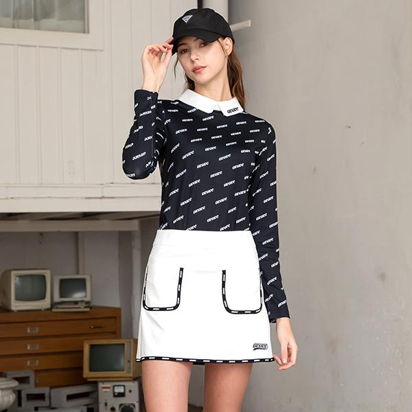 A Wave Women'S Out-Pocket A-Line Skirt White