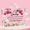 Mothers Day Gifts for Mom Unique Mom Birthday Gifts Engraved Acrylic Block Puzzles Piece Desk Ornament Gift for Mother