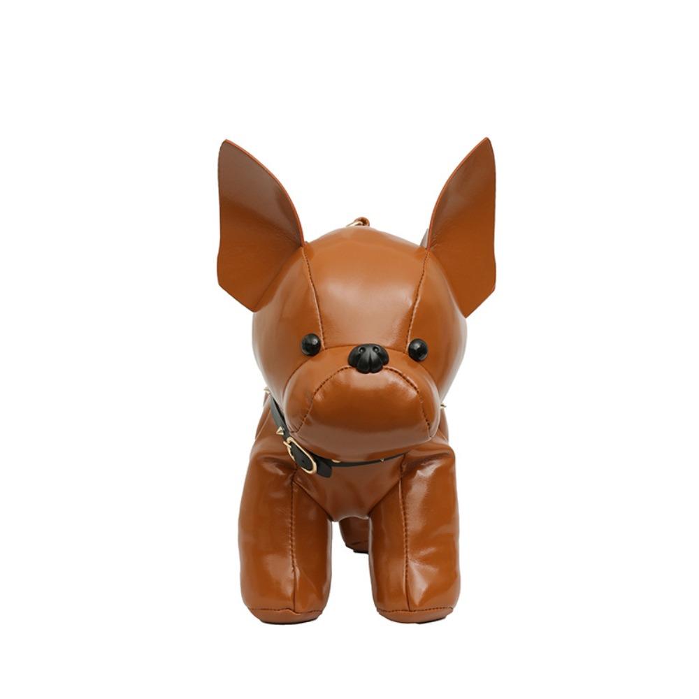 Three-dimensional Bulldog Dog Bag Bulldog Shape Cartoon Crossbody Bag Animals Shoulder Bag  Girls