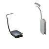 Small Portable Reading Lamp 3 Colors 10 Brightness Flexible Touch Control USB Rechargeable LED Desk Clip Book Light