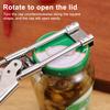 Yousheng 2 Pcs Adjustable Jar Lid Opener Stainless Steel Can Opener Multifunctional Bottle Jar Lid Gripper for Arthritis Weak Hands Manual Accessories