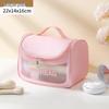 Bolsa de Maquillaje Transparente Impermeable: Organizador de Cosméticos y Neceser Portátil