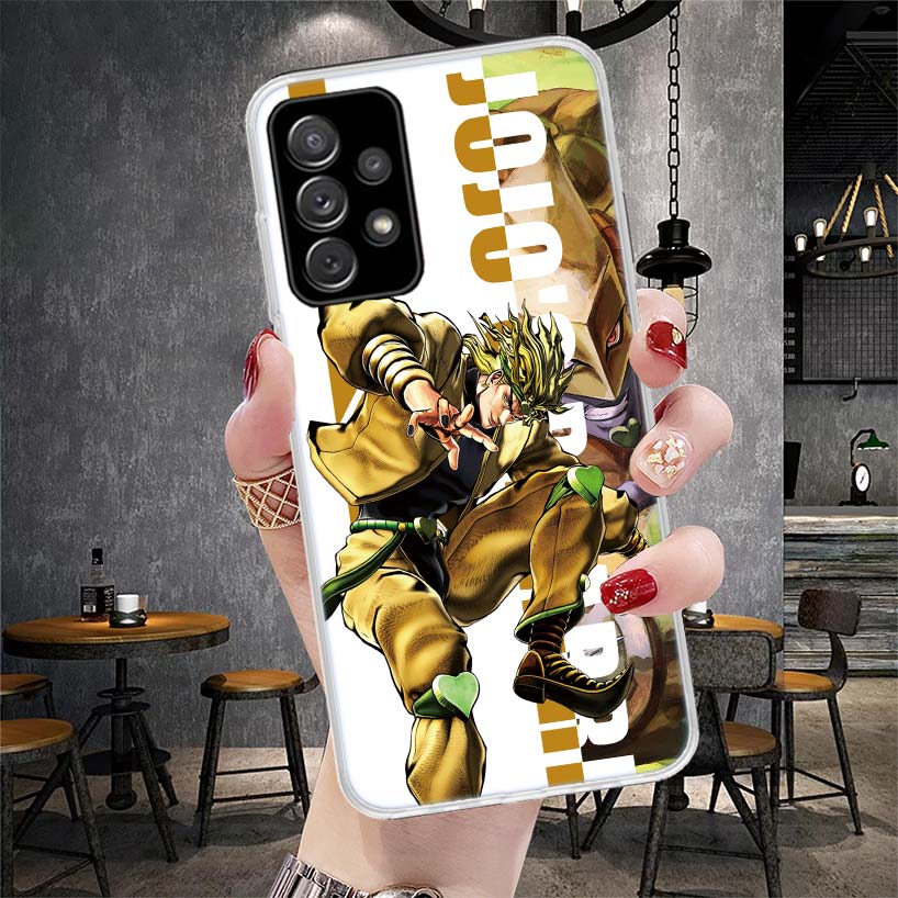 JoJo Bizarre Adventure Anime Phone Case For Samsung Galaxy A12 A22 A32 A52 A72 A02S A51 A50S A71 A70 A31 A20S Note 20 Ultra S10