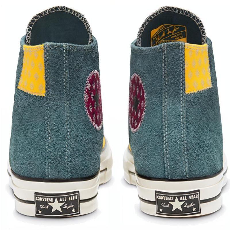 Converse Chuck 70 High Comfortable & Stylish Mid-Top Canvas Shoes Unisex Yellow-Green