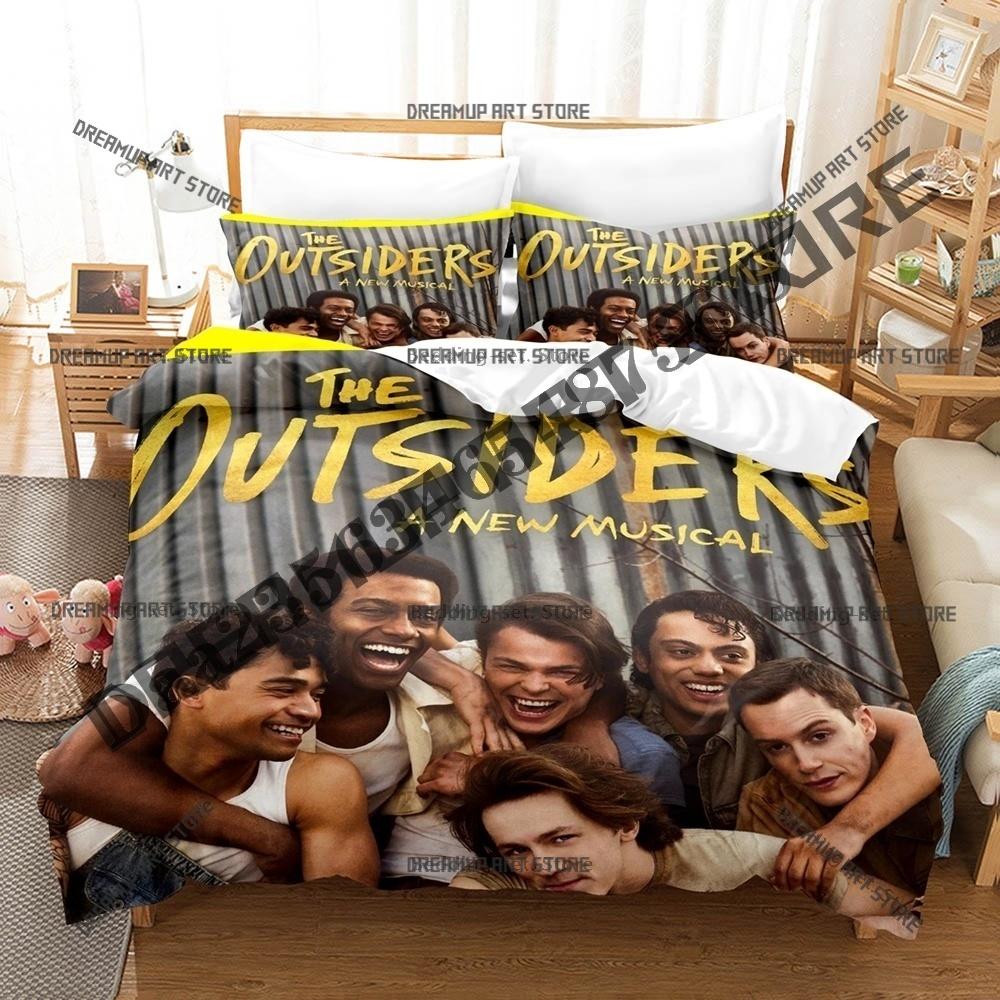 3D Print The Outsiders Bedding Set Twin Queen King Full Size Duvet Cover Pillowcase Bed boys girls Adult Home Textiles