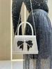 Elegant European & American Luxury Diamond Bow Evening Handbag