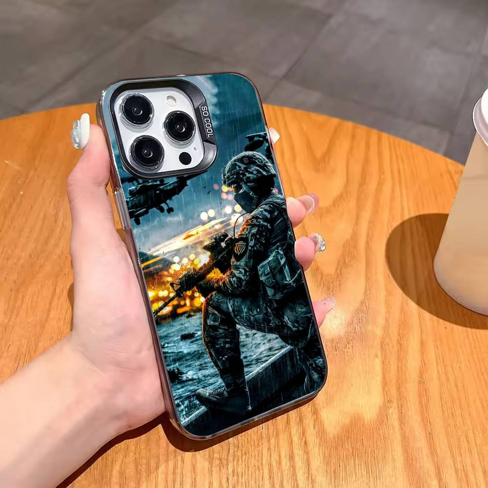 Game C-Counter-Strike-ES Phone Case For iPhone 17,16,15,14,13,12,11 Plus,Pro Max,XS,Colorful Silver Black Cover iPhone15plus