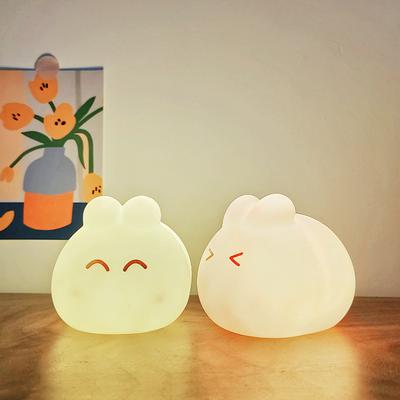 Easter Cute Rabbit Night Lights  Led Rabbit Desk Lamp Easter Party Favors Valentine's Day Gift Home Table Decor