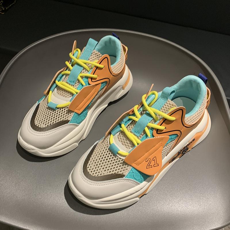 

Женские/мужские кроссовки на платформе со шнуровкой, женские и мужские повседневные туфли на плоской подошве, теннис 35–44 44