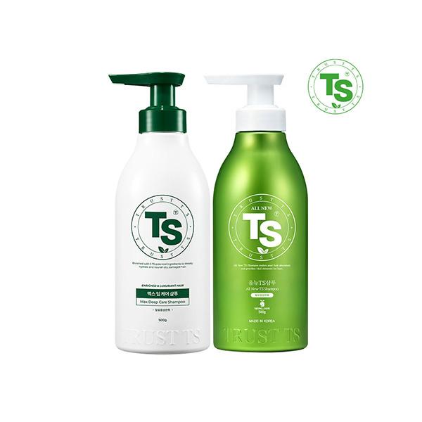 All New TS Shampoo 500g + TS Max Deep Care Shampoo 500g