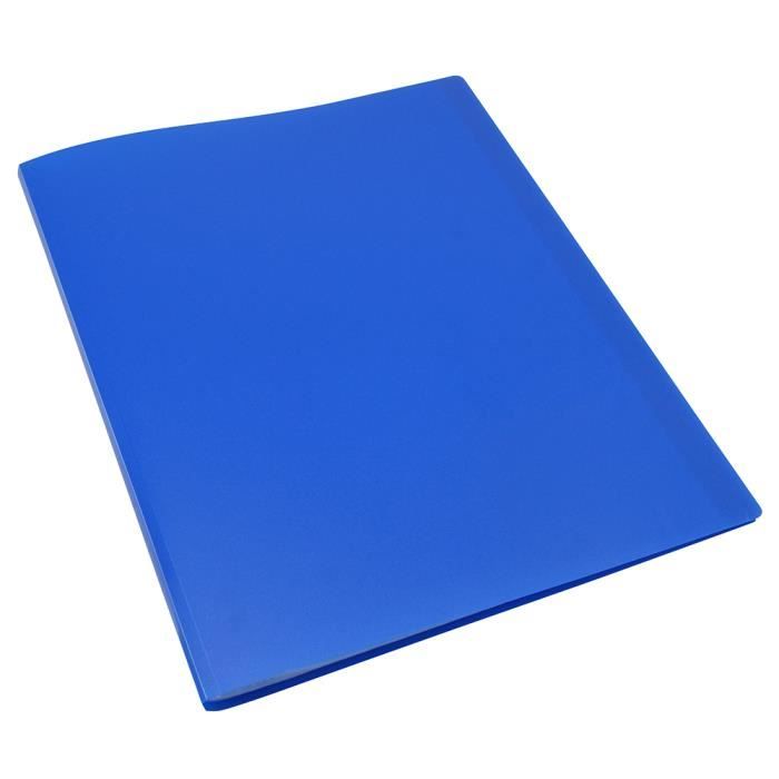Protège documents A4 - WAYTEX - 931411 - 60 vues - 30 pochettes - Couverture polypro souple bleu