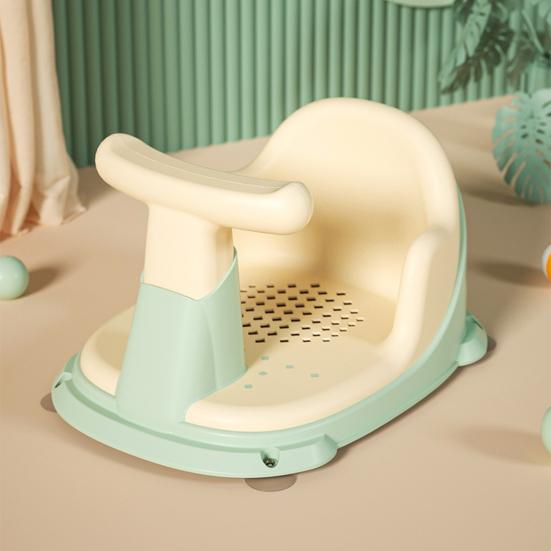 Baby Bath Chair Ergonomic Design Anti-Slip Sitting Baby Bathroom Chair Seat Promotes Independent