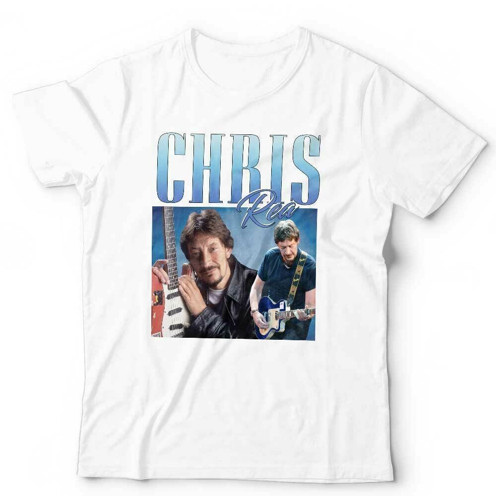T-shirt Chris Rea Appreciation Unisex Omaggio Ritorno al Passato Addio al Celibato Addio al Nubilato Divertente