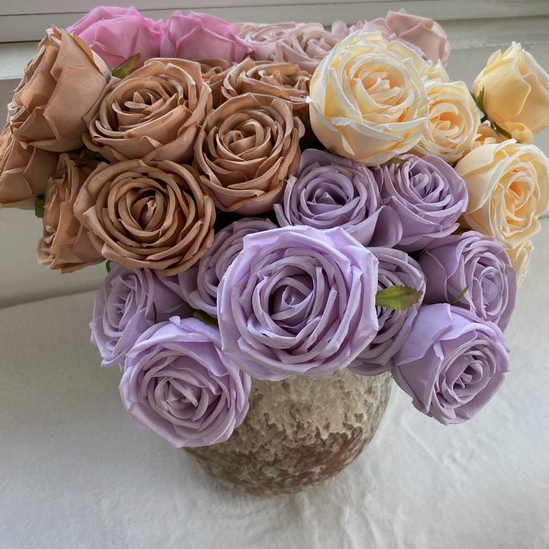 9 Head Artificial Silk Flower For Wedding Photography Home Decorations Gift