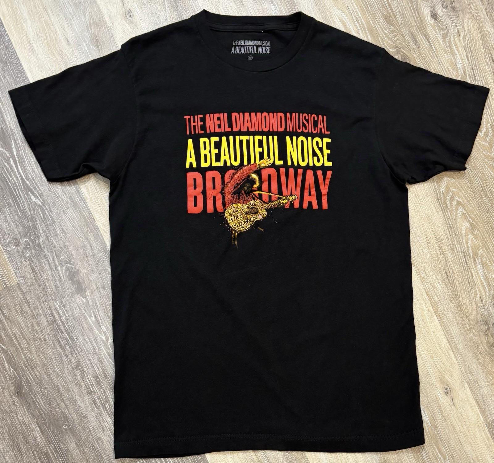 The Neil Diamond Musical A Beautiful Noise T-Shirt Official Broadway Size Medium Unisex T-Shirt XXL