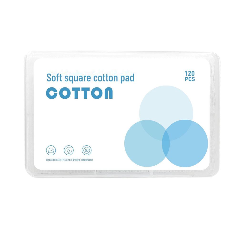 "Dicke, fusselfreie quadratische Wattepads zur Make-up-Entfernung - Spezielle Box enthalten"