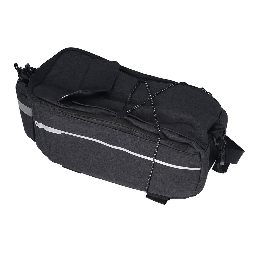 Mountain Bike Back Seat Bag Bicycle Rear Seat Bag Riding Equipment Accessories Black