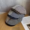 Color Grid Solid Vintage Beret Women Adjustable Fit Sunshade All Cap Seasons