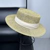 Big head circumference ins straw hat Internet celebrity top hat children European and American fashion travel vacation sunscreen hollow sun hat
