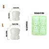 Mignon Ours en Peluche Glaçon Silicone 3D Ours Bac à Glaçons Moule de Fabrication Halloween Étanche et Facile à Retirer Pour Café Congélation
