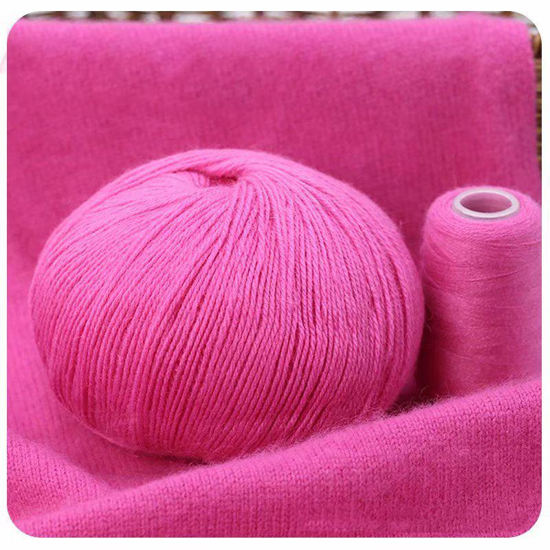 Cashmere Yarn Plush Mohair Knitting Thread Soft Baby Cotton Yarn For Cardigan Scarf Shawl Sweater Crochet DIY Handmade Yarn