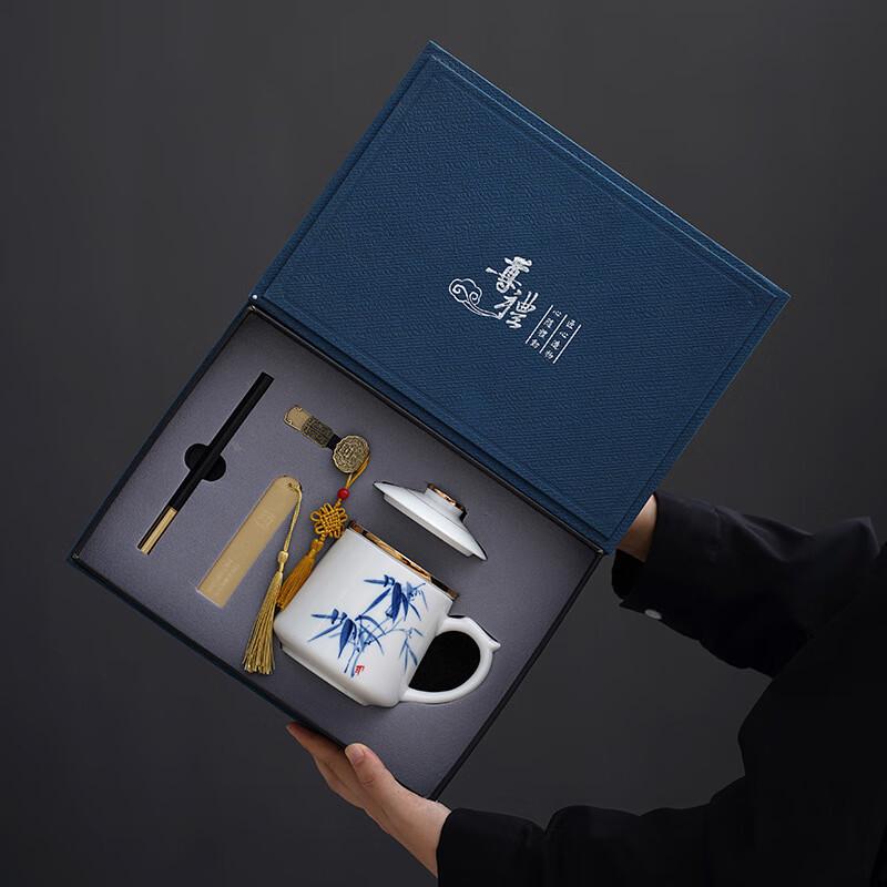 Cha Xun Step-by-Step Promotion 4-Piece Ceramic Tea Set Gift