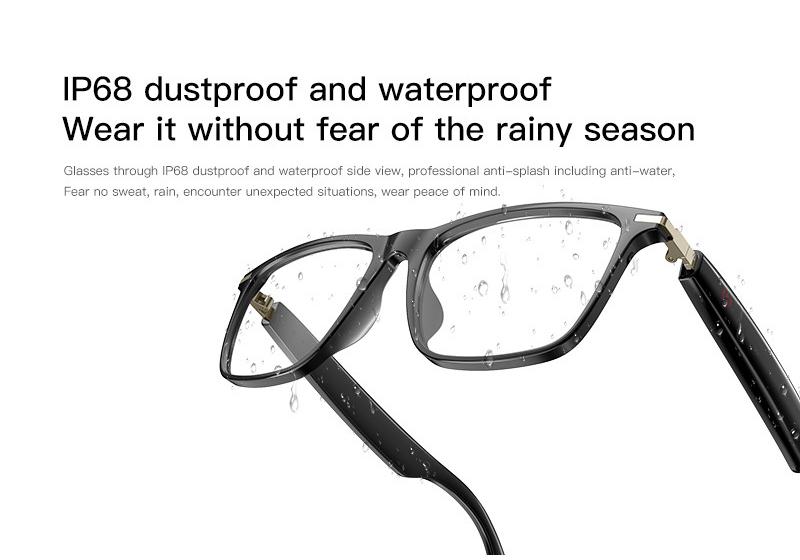 Bluetooth Glasses with Calling, Music Playback, Touch Controls & Voice Assistant