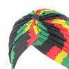 Hat Stylish Color Printing Polyester Women Turban Hat for Daily Wear