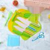 Children's Kitchen Tools: Plastic Cookware & Knives Role-Play Set