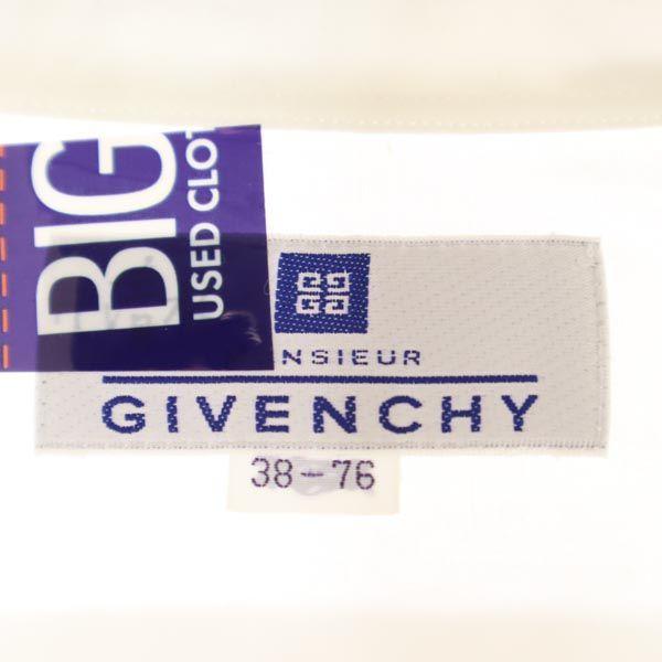 Givenchy Made In Japan Long Sleeve Shirt 38-76 White Men's Used
