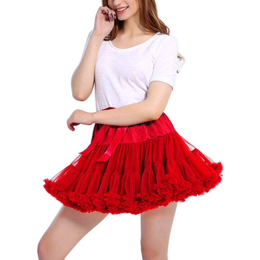 Women Petticoat Underskirt Swing  Princess Skirt Hippy Cosplay Cute New