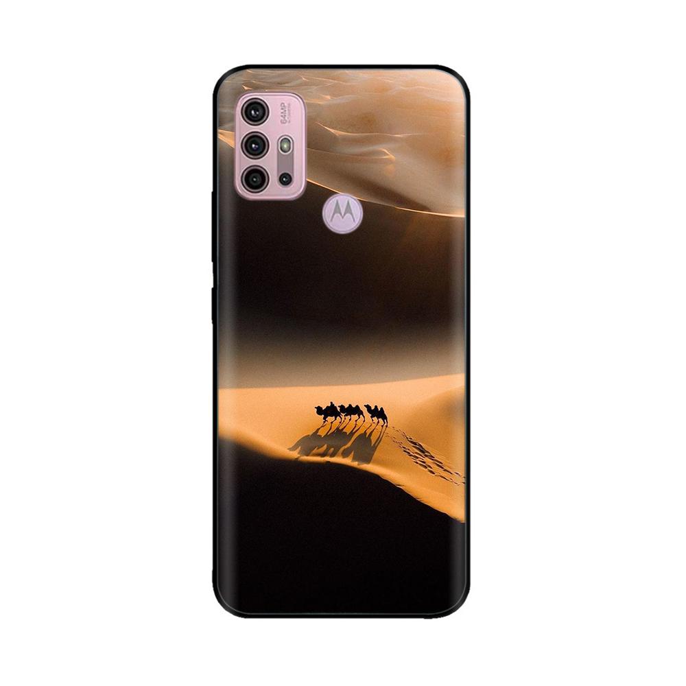 For Motorola Moto G20 Case XT2128-1 XT2128-2 Cover Cute Cartoon Painted Soft Silicone Phone Case For Moto G10 G30 G20 G60 Capa