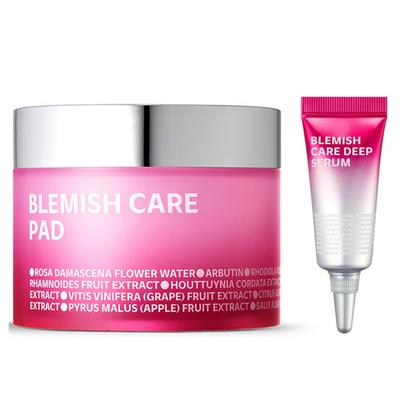 Pickel-Pflegepads (Pickelpads) 60 Blätter + Deep Serum 5ml, 1 Set