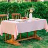 Vintage einfarbige Tischdecken für Rechteck 100% Baumwolle Tischdecke für Küche Hochzeit Bankett Tischplatte für Partys Weihnachten