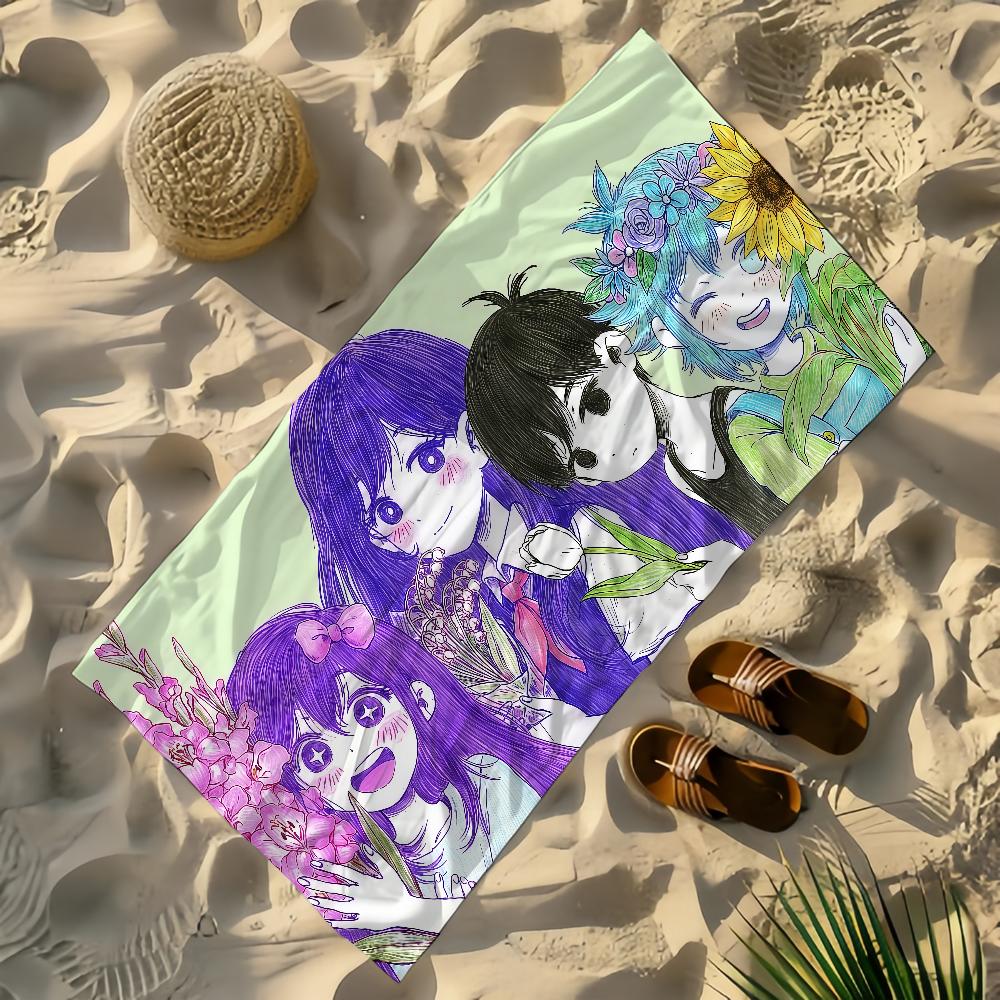 Game OMORI Towel Beach Towels Yoga Gym Lightweight Portable For Swimming Shower Travel Sports Accessories Sandproof