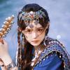 Ethnic Style Ethnic Style Forehead Chain Tassel Beads Tassels Headbands  for Children