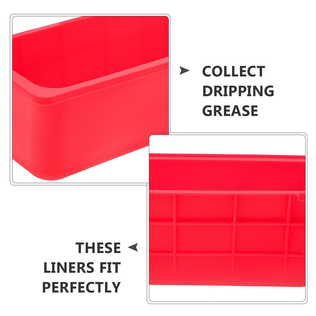 Grease Cup Silicone Liner Reusable Drip Pan Liner Easy Clean Flip Over Camping Outdoor Accessory Silicone Grease Cup Accessory