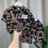 Children's Set Children's Top and Bottom Clothes Set Two Pieces Summer Outfit for Kids Boys Loungewear Outfit