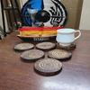 Beautiful Wood India Craft Rope Tea Coaster Όμορφο δώρο για τα Χριστούγεννα, δώρο Πρωτοχρονιάς
