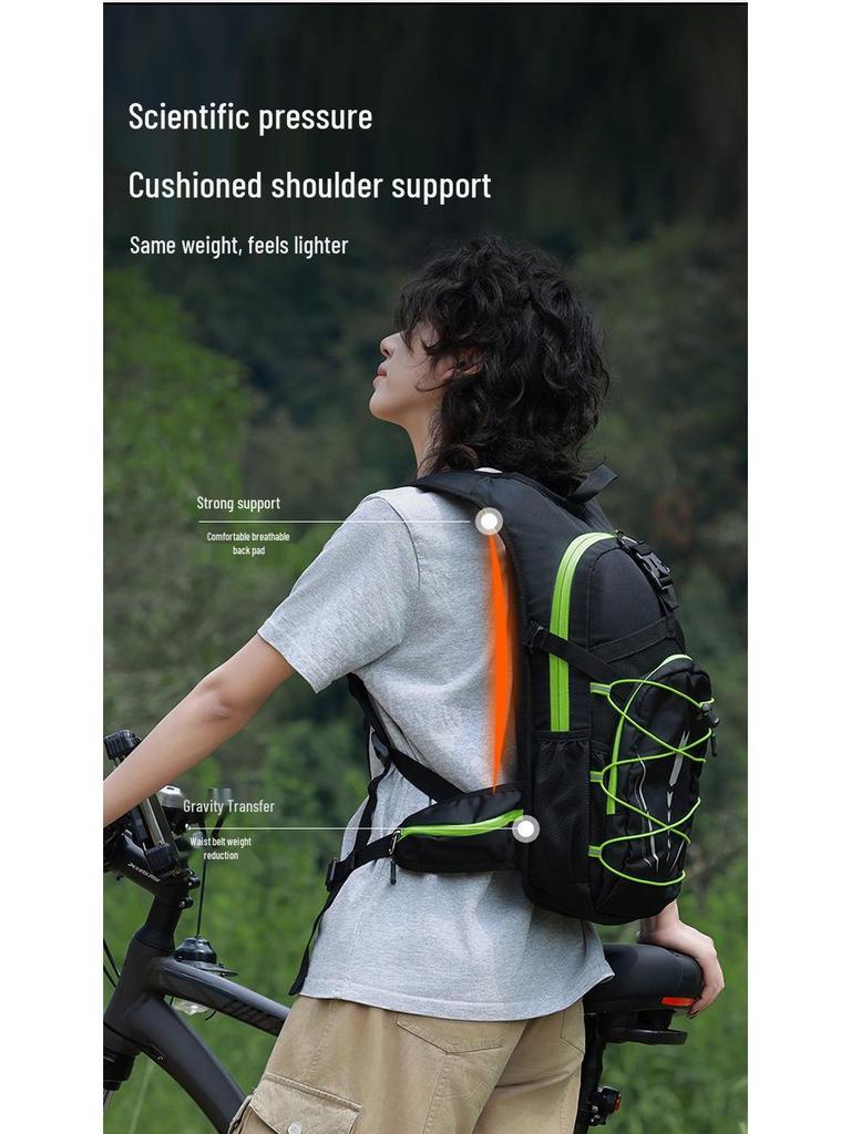 New Breathable Lightweight Reflective Outdoor Backpack for Hiking, Travel, and Camping