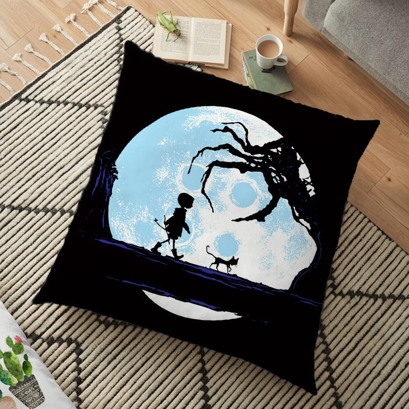 Coraline Cushion Cover Polyester Decorative Pillowcase Throw Pillow Case Home Cushion Cover