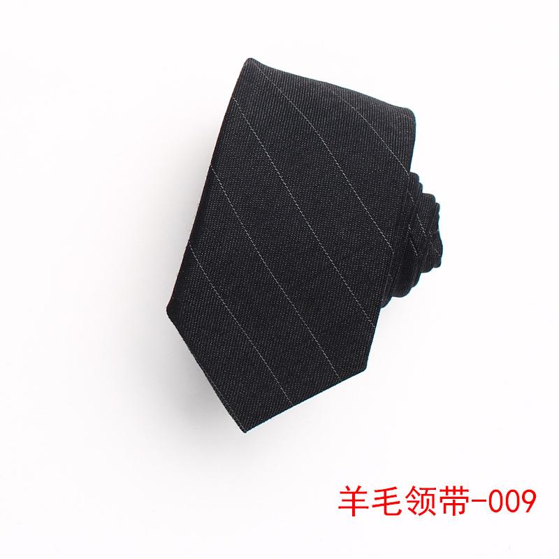 Wool Tie Men'S Striped Plaid Casual Tie Best Man Suit Shirt Accessories Tie