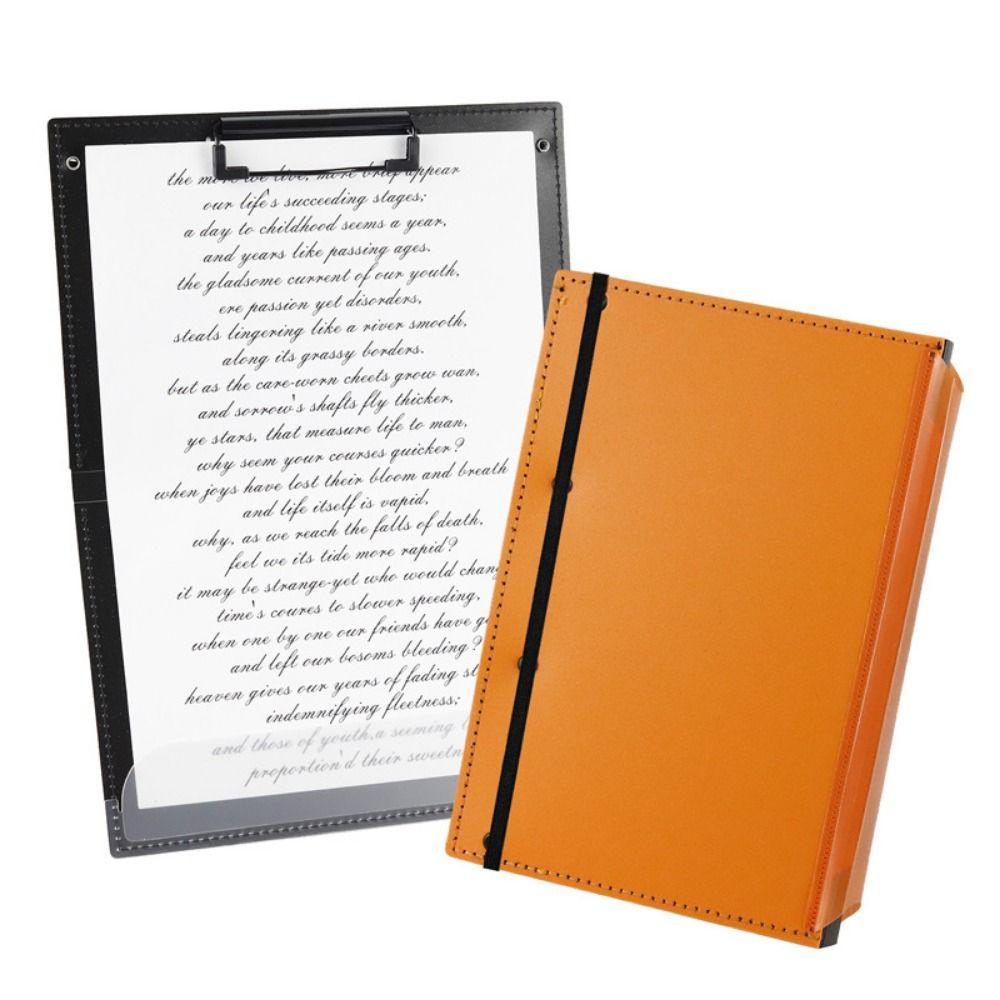 Easy To Use Foldable Nursing Clipboard 2/3 Layers Colorful Edition Cheat Sheets with Clip Portable A4 File Board Clip Work