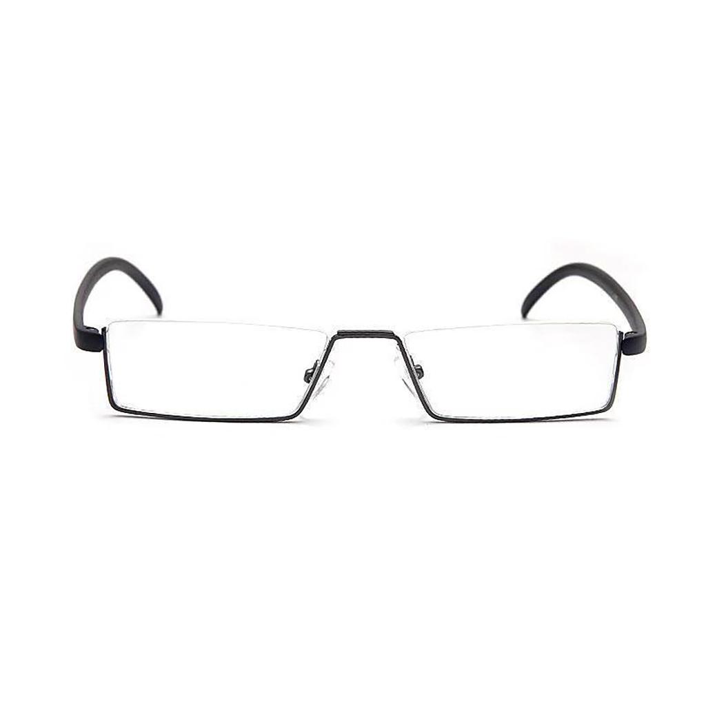 1pc Anti-Blue Light Reading Glasses Small Lightweight Half Frame Rectangle Clear Readers Computer Eyeglasses For Men Women