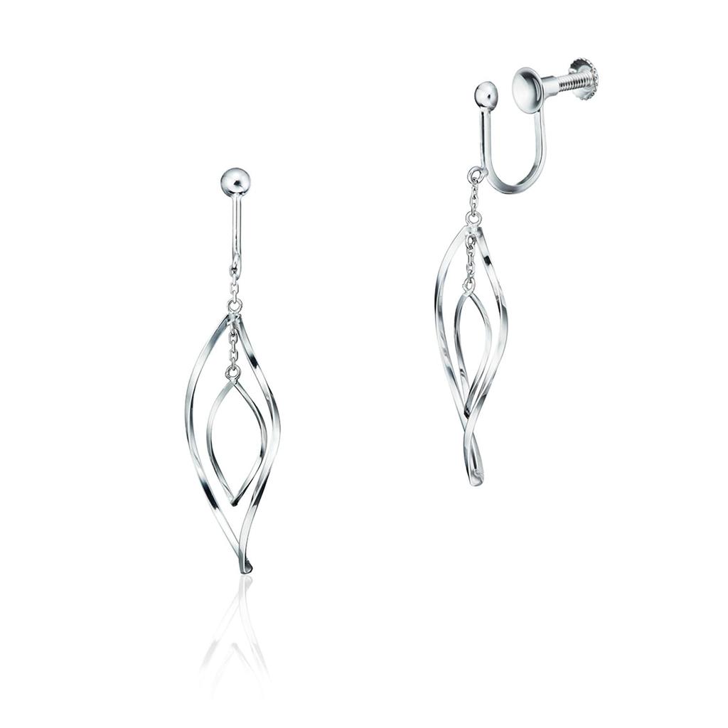 10K White Gold Earrings 111746153215 4℃ (4℃) (WG)