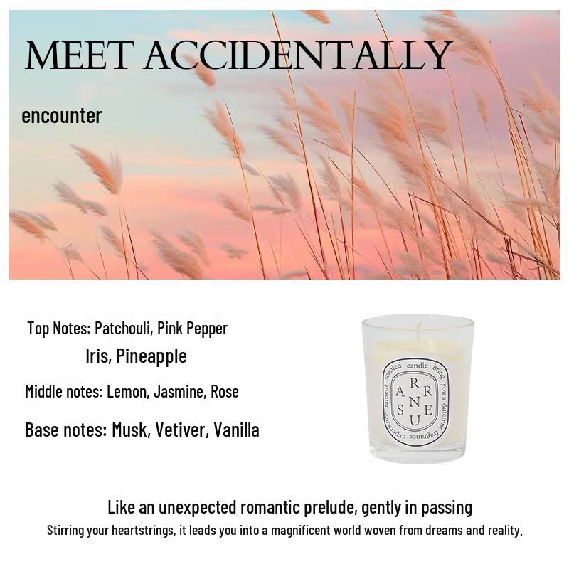 Romantic Scented Glass Candle Gift Set