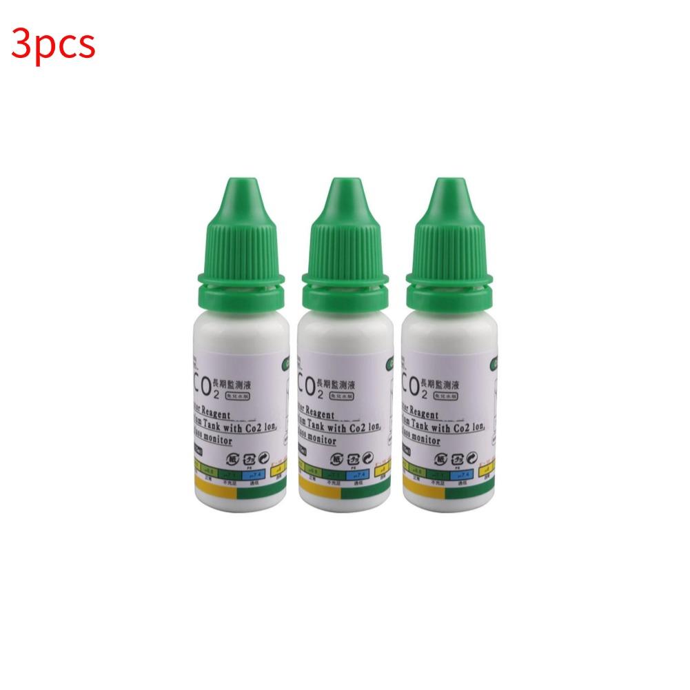 15ml Aquarium CO2 Solution Monitor CO2 System Concentration Fish Tank Glass Liquid Tester Fluid Glass Carbon Dioxide Checker
