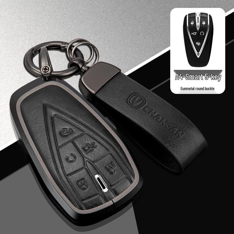 Changan Car Key Cover for Third Gen CS75 Plus, Yidong Plus, CS55, and CS35 Plus