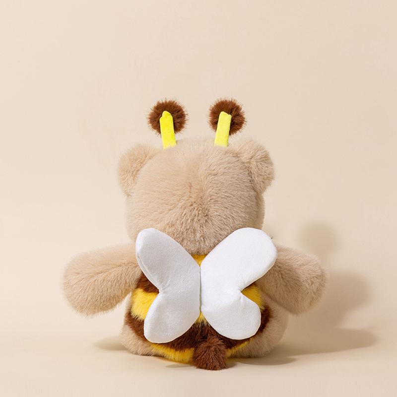 Cartoon Cute Running Bee Bear Sheep Kitten Doll Plush Toy Doll Children Pillow Gift Doll