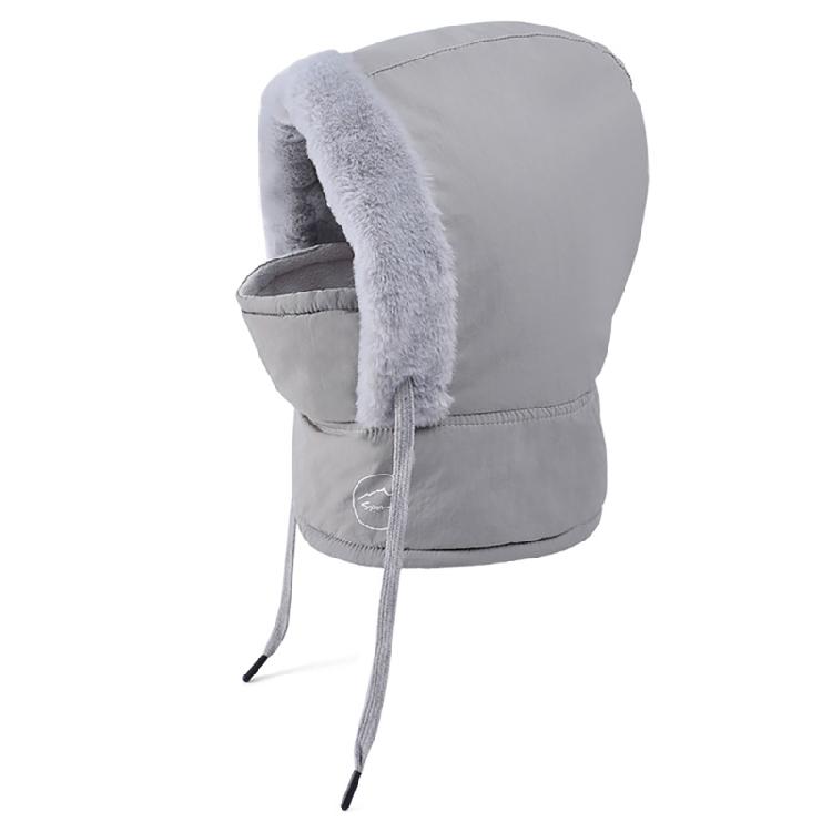 Unisex Warm Hat Neck Gaiter Warm Trapper Hat for Skiing Skateboarding Thick Windproof Ushanka Hat for Cold Weather